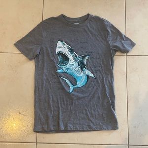 Shark grey boys t-shirt